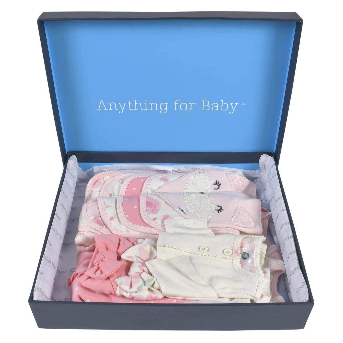 14-Piece Baby Girls Fox Playwear Gift Set-Gerber Childrenswear