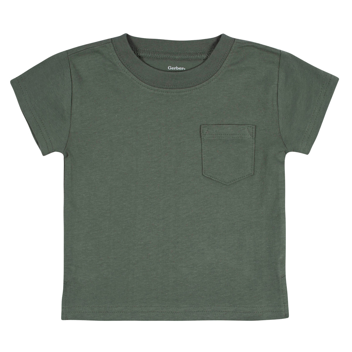 3-Pack Baby & Toddler Boys Color Me Camo Short Sleeve Pocket Tees-Gerber Childrenswear