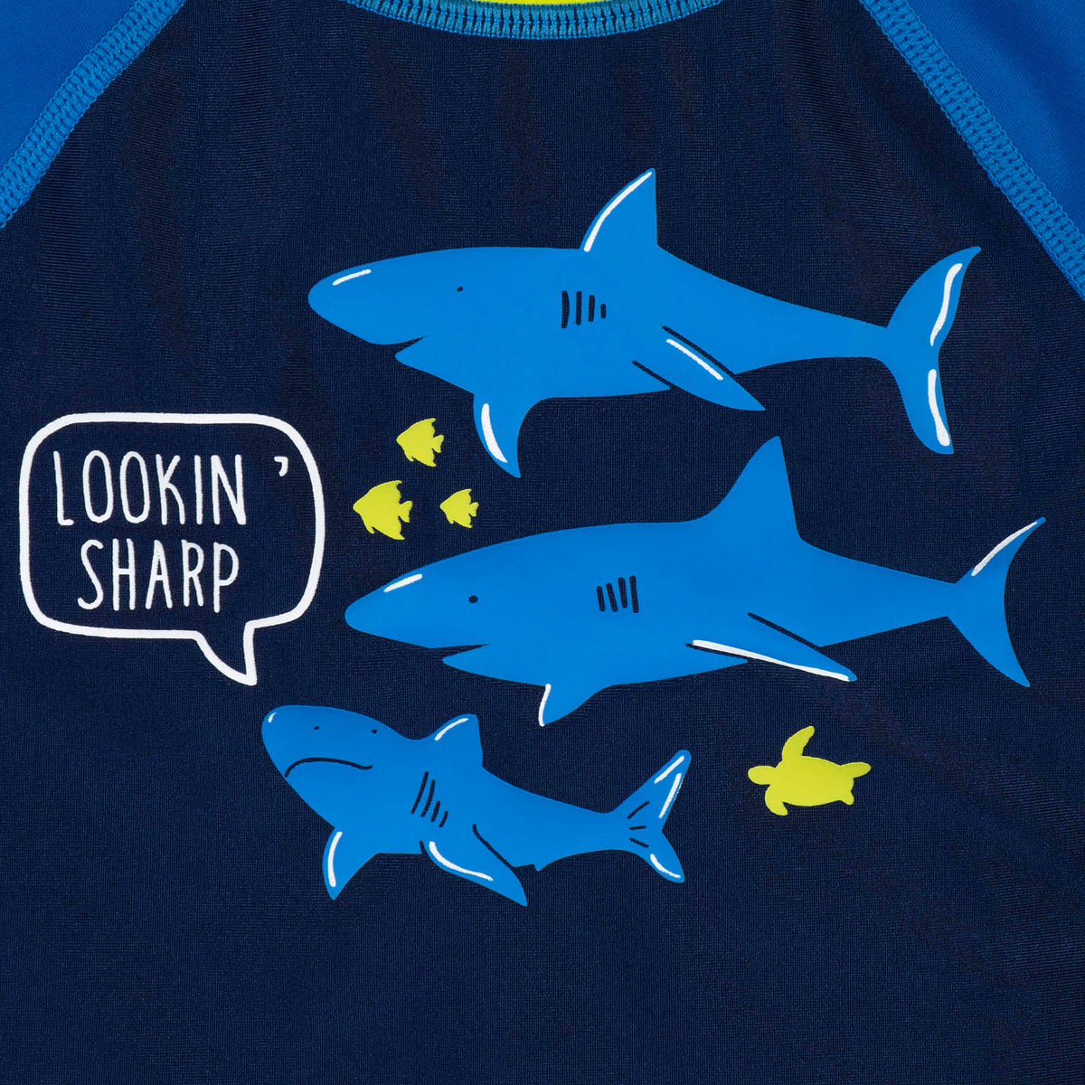 2-Piece Baby & Toddler Boys Shark Zone Rash Guard & Swim Trunks Set-Gerber Childrenswear