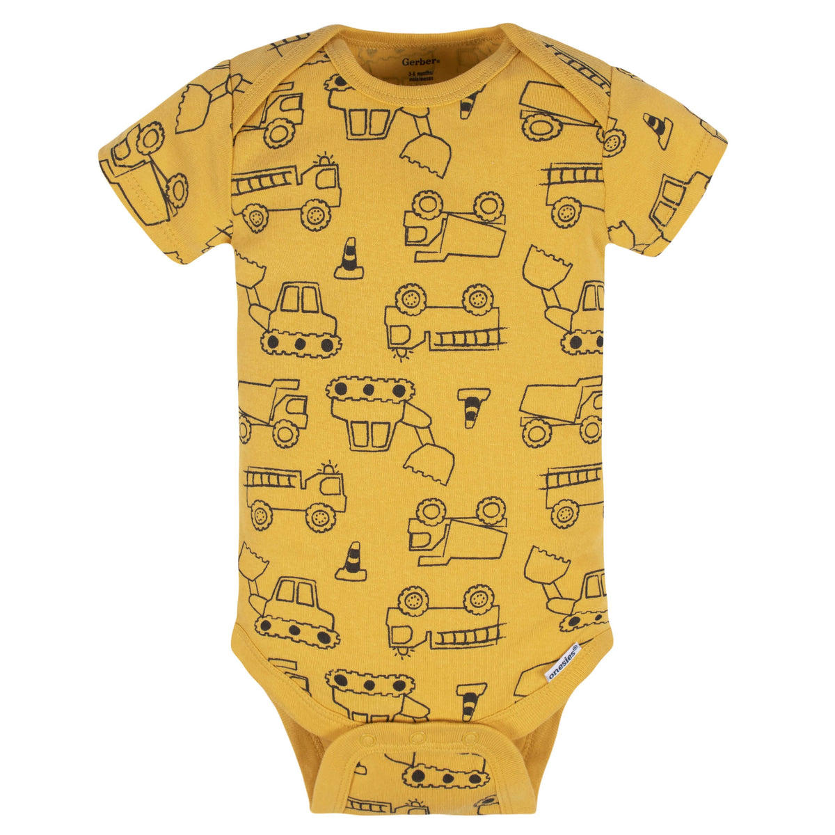 8-Pack Baby Boys Transportation Zone Onesies® Bodysuits