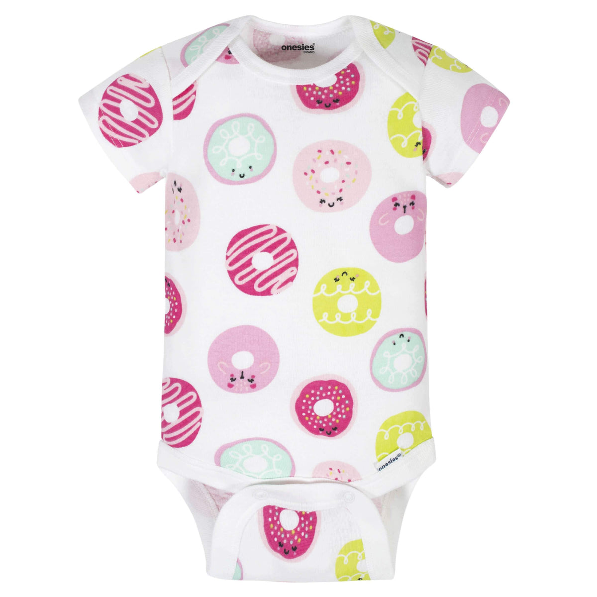 6-Piece Baby Girls Donut Onesies® Brand Bodysuits & Pants Set-Gerber Childrenswear
