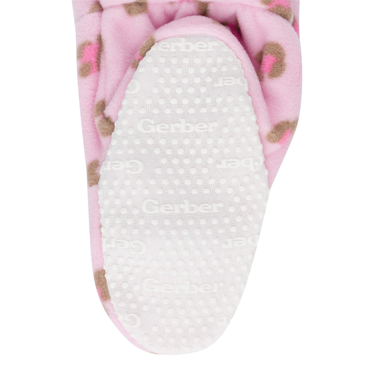 2-Pack Baby & Toddler Girls Leopard Fleece Pajamas-Gerber Childrenswear