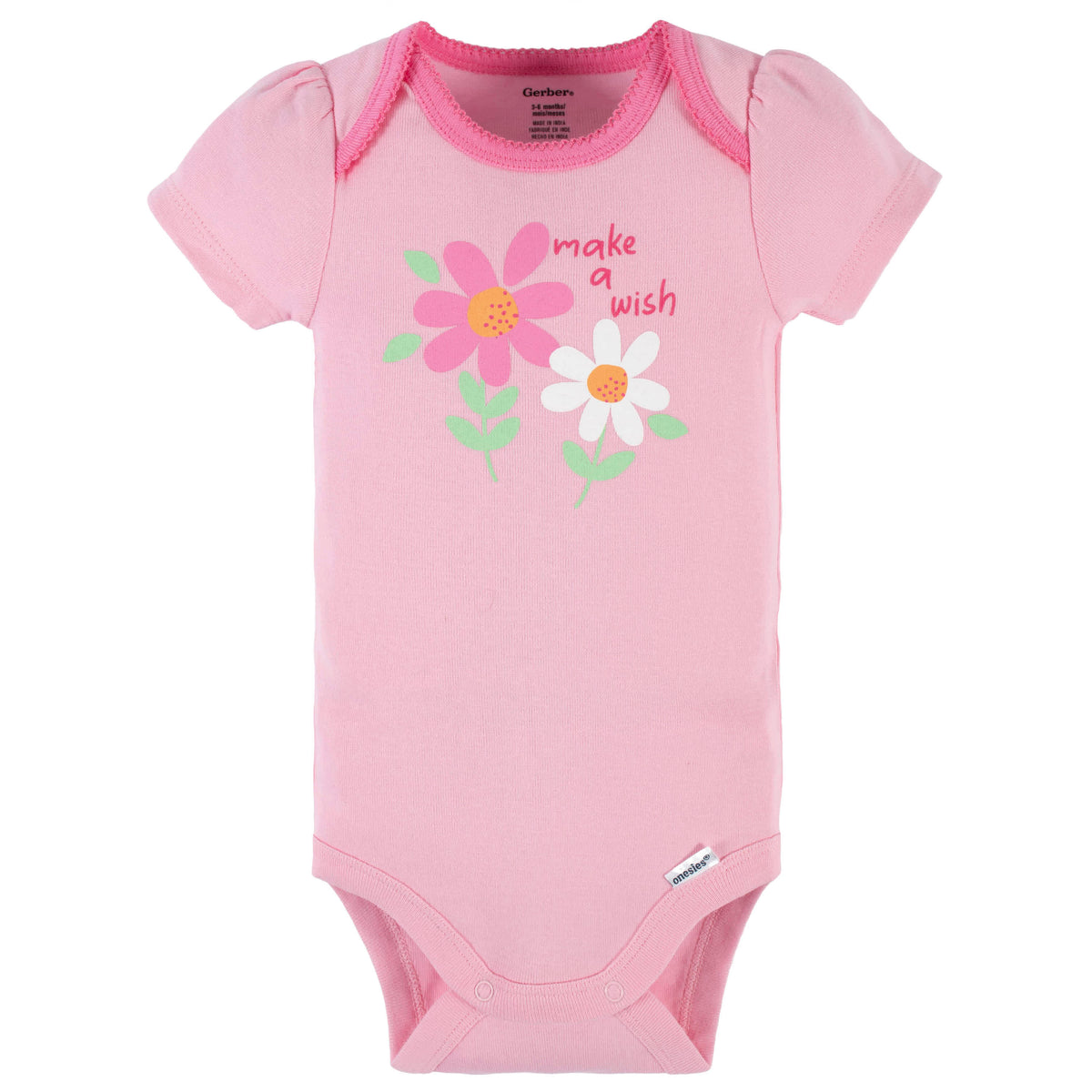 4-Piece Baby Girls Summer Blossom Onesies® Bodysuit, Tee, Skort & Pant Set-Gerber Childrenswear