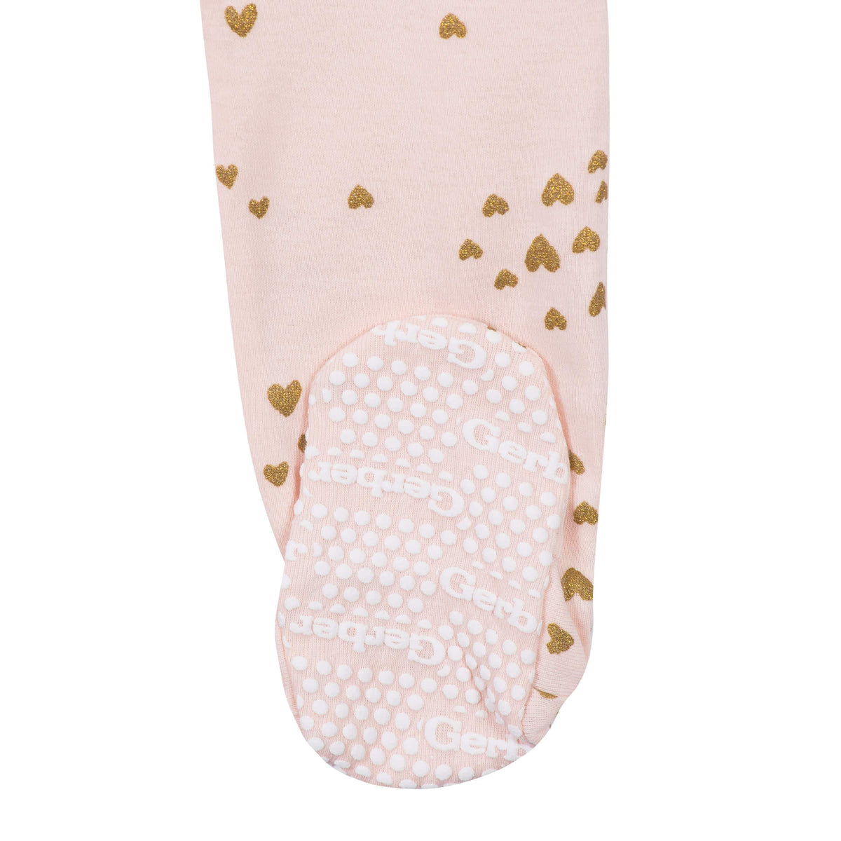 2-Pack Baby & Toddler Girls Love Snug Fit Footed Cotton Pajamas-Gerber Childrenswear