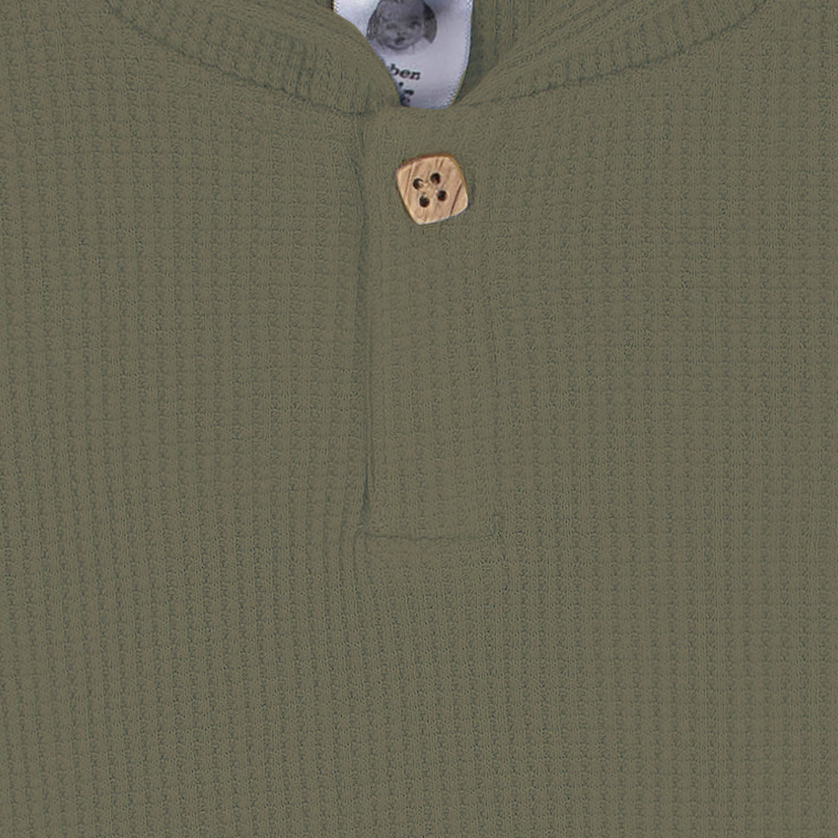 2-Piece Infant & Toddler Boys Sage Green Waffle Hoodie & Jogger Set