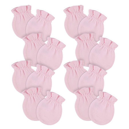 8-Pack Baby Neutral Light Pink No Scratch Mittens