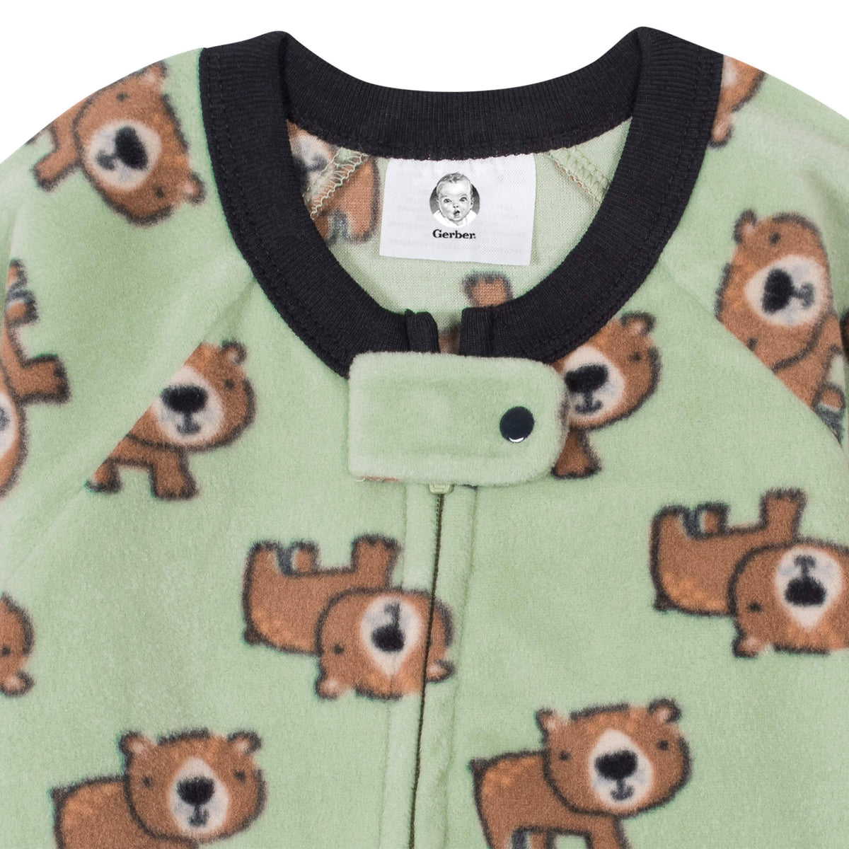 Gerber® 4-Pack Baby Boys Trucks & Animals Fleece Pajamas-Gerber Childrenswear