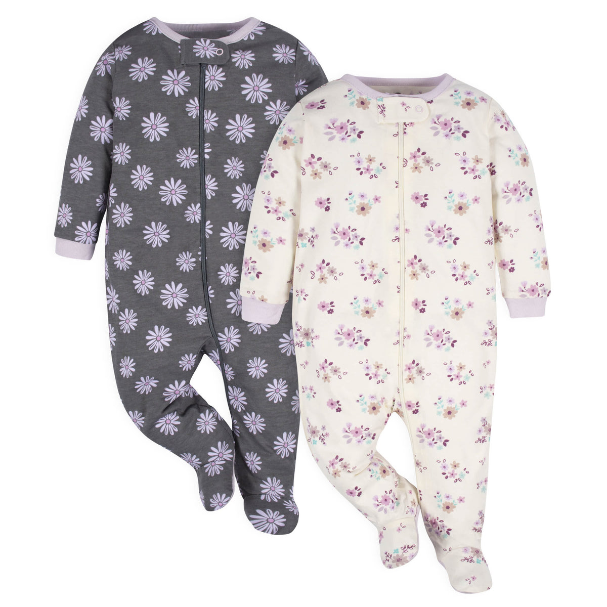 2-Pack Baby Girls Lavender Garden Sleep 'N Plays