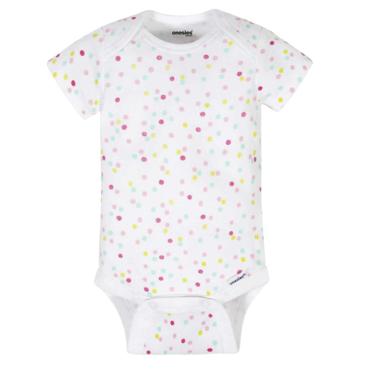 8-Pack Baby Girls Sweet Treats Onesies® Brand Bodysuits-Gerber Childrenswear