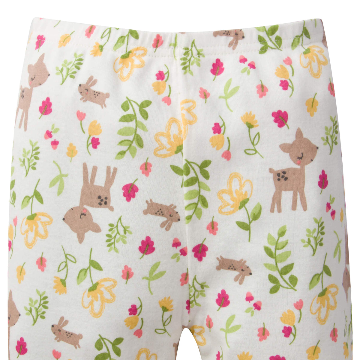 4-Piece Infant & Toddler Girls Deer Snug Fit Cotton Pajamas-Gerber Childrenswear