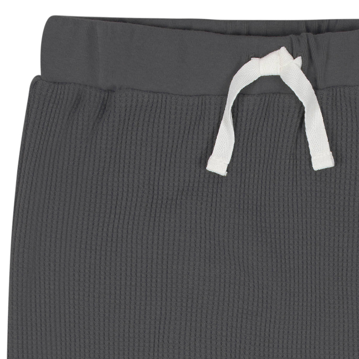 2-Piece Infant & Toddler Boys Charcoal Waffle Hoodie & Jogger Set