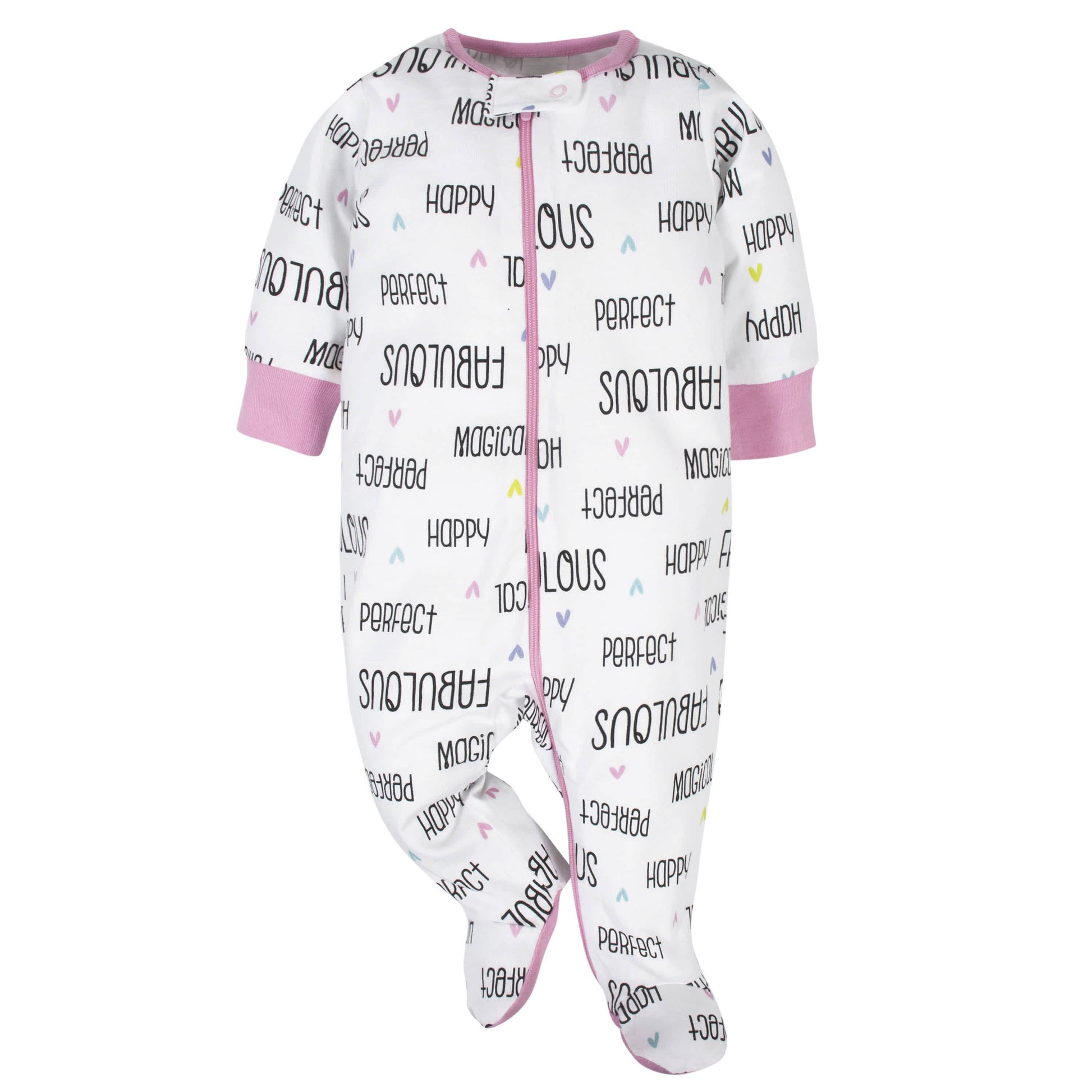 4-Pack Baby Girls Unicorns Sleep N' Plays-Gerber Childrenswear