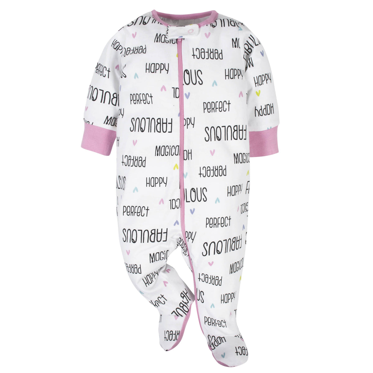 4-Pack Baby Girls Unicorns Sleep N' Plays-Gerber Childrenswear