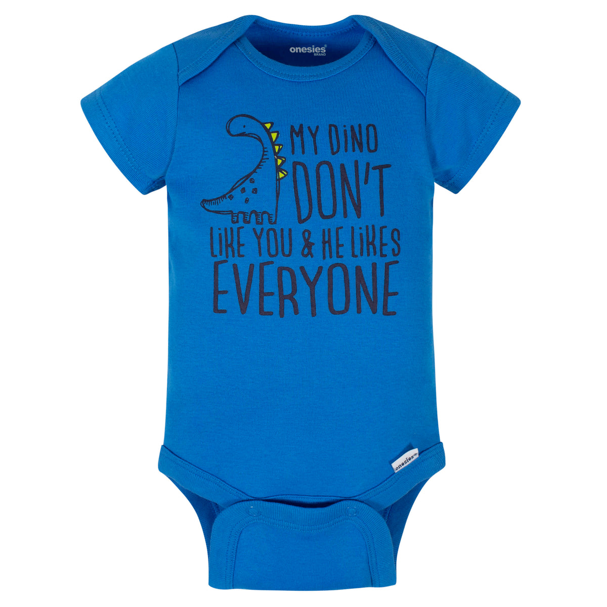 8-Pack Baby Boys Dino Onesies® Brand Bodysuits-Gerber Childrenswear