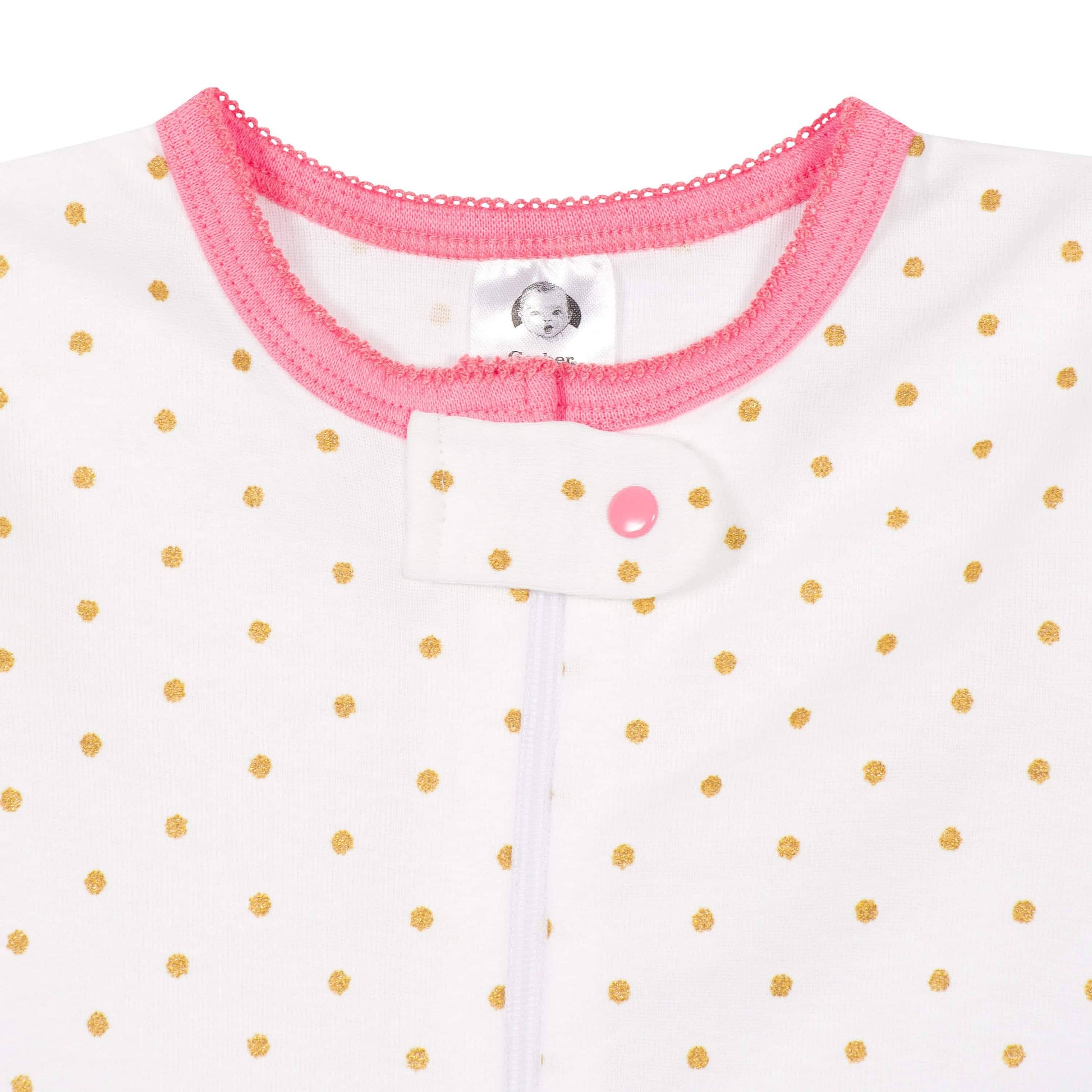 2-Pack Baby & Toddler Girls Dreams Snug Fit Footed Cotton Pajamas-Gerber Childrenswear