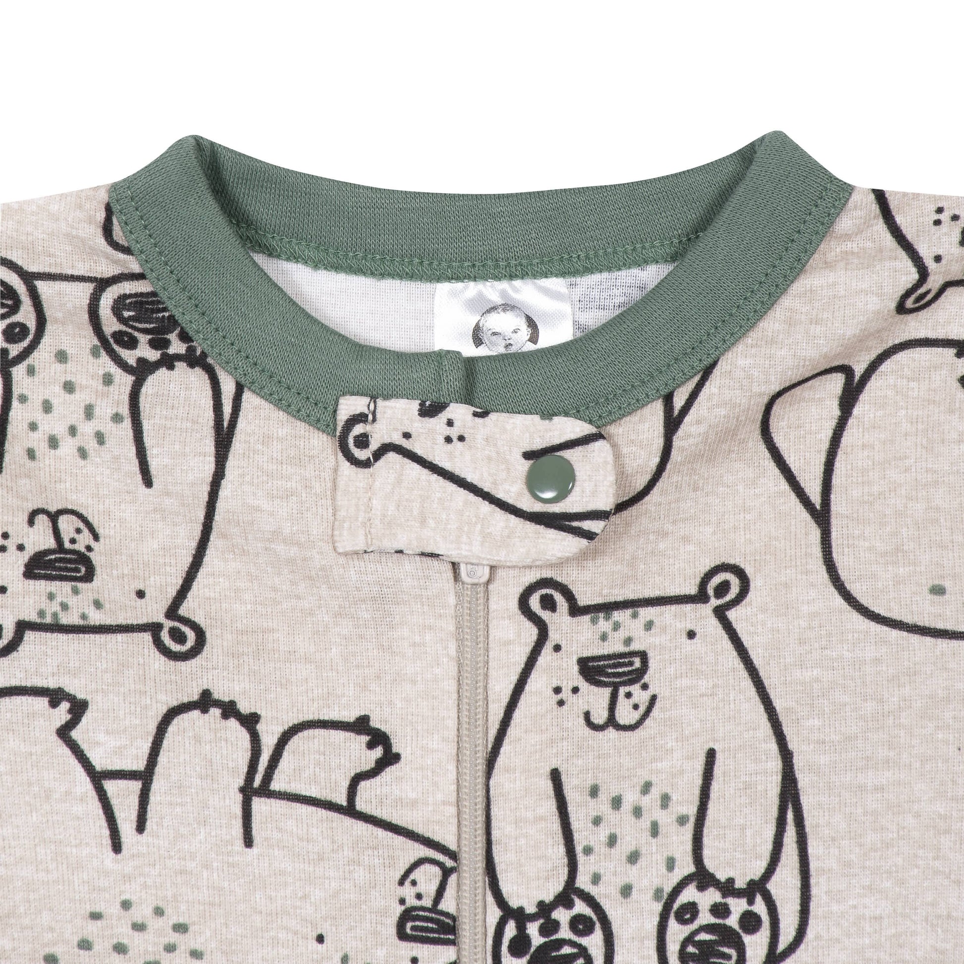 2-Pack Baby & Toddler Boys Bear Snug Fit Footed Cotton Pajamas-Gerber Childrenswear