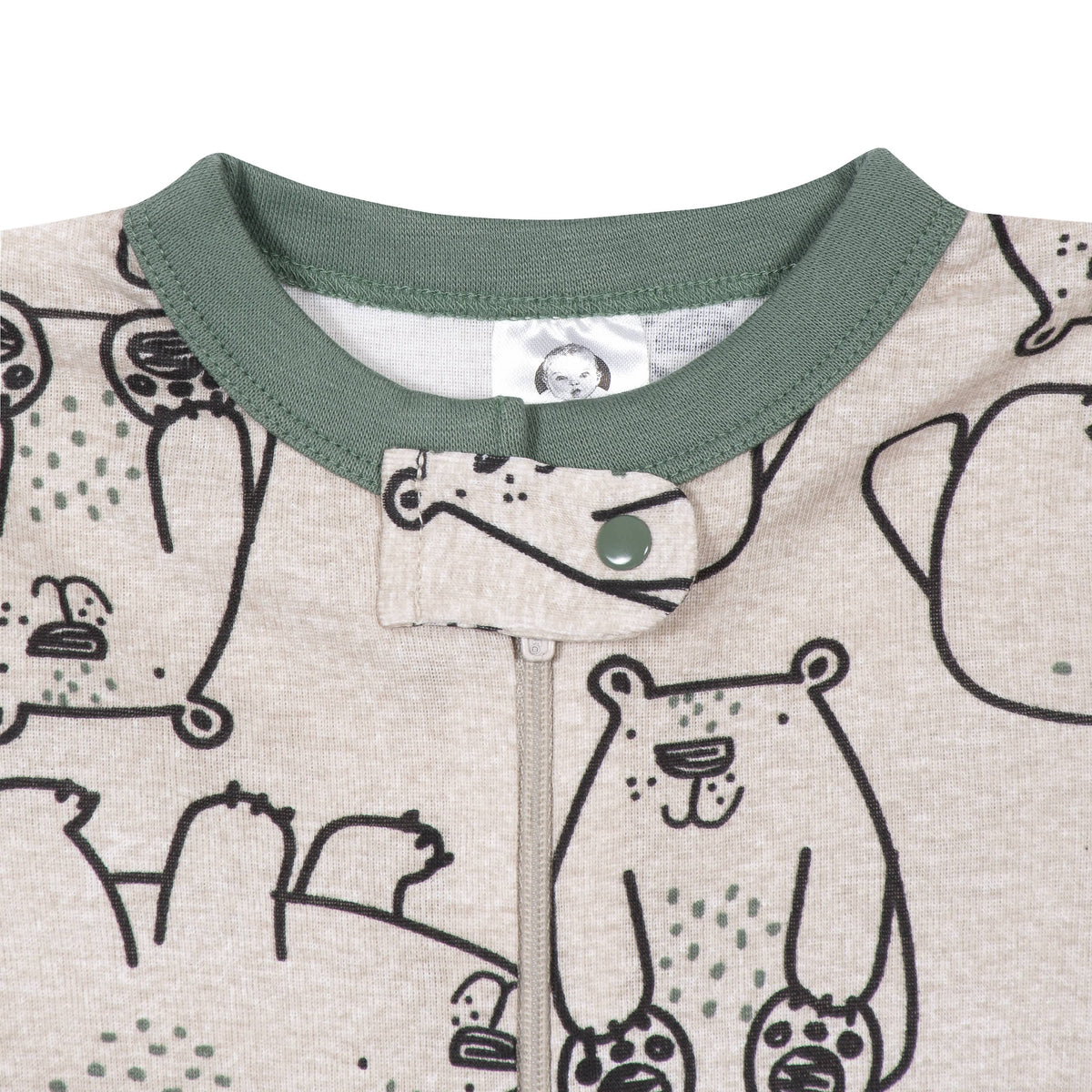 2-Pack Baby & Toddler Boys Bear Snug Fit Footed Cotton Pajamas-Gerber Childrenswear