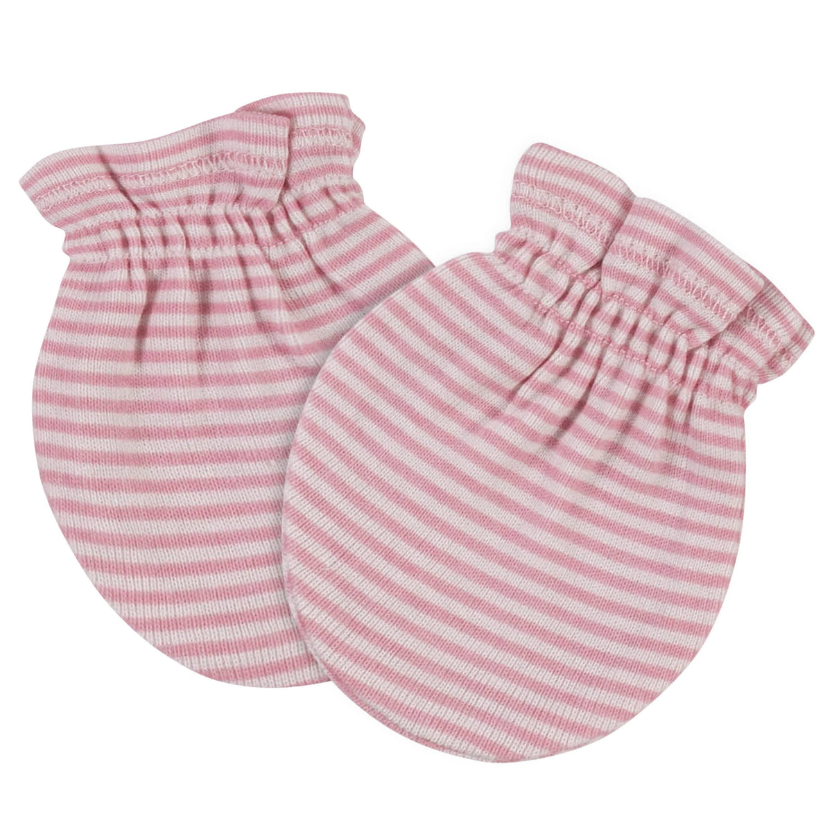 8-Piece Baby Girls Leopard Caps & Mittens Set-Gerber Childrenswear