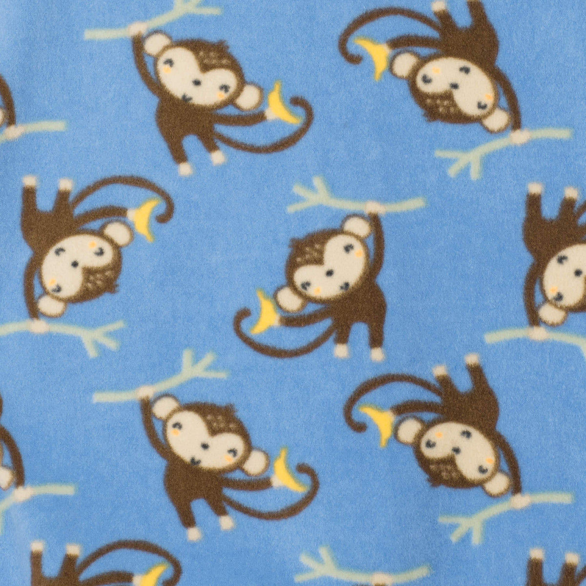 Gerber® 4-Pack Baby Boys Monkeys & Dinos Fleece Pajamas-Gerber Childrenswear