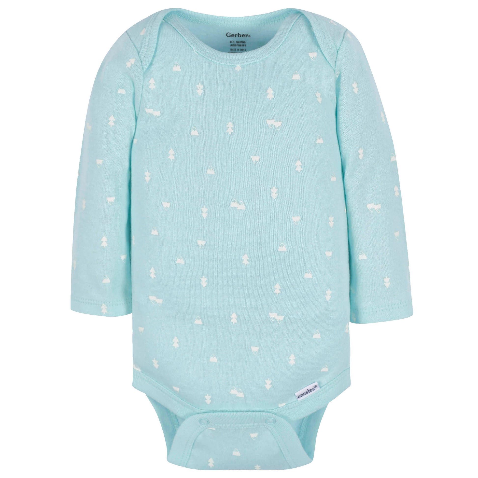 3-Pack Baby Boys Polar Pals Long Sleeve Onesies® Bodysuits