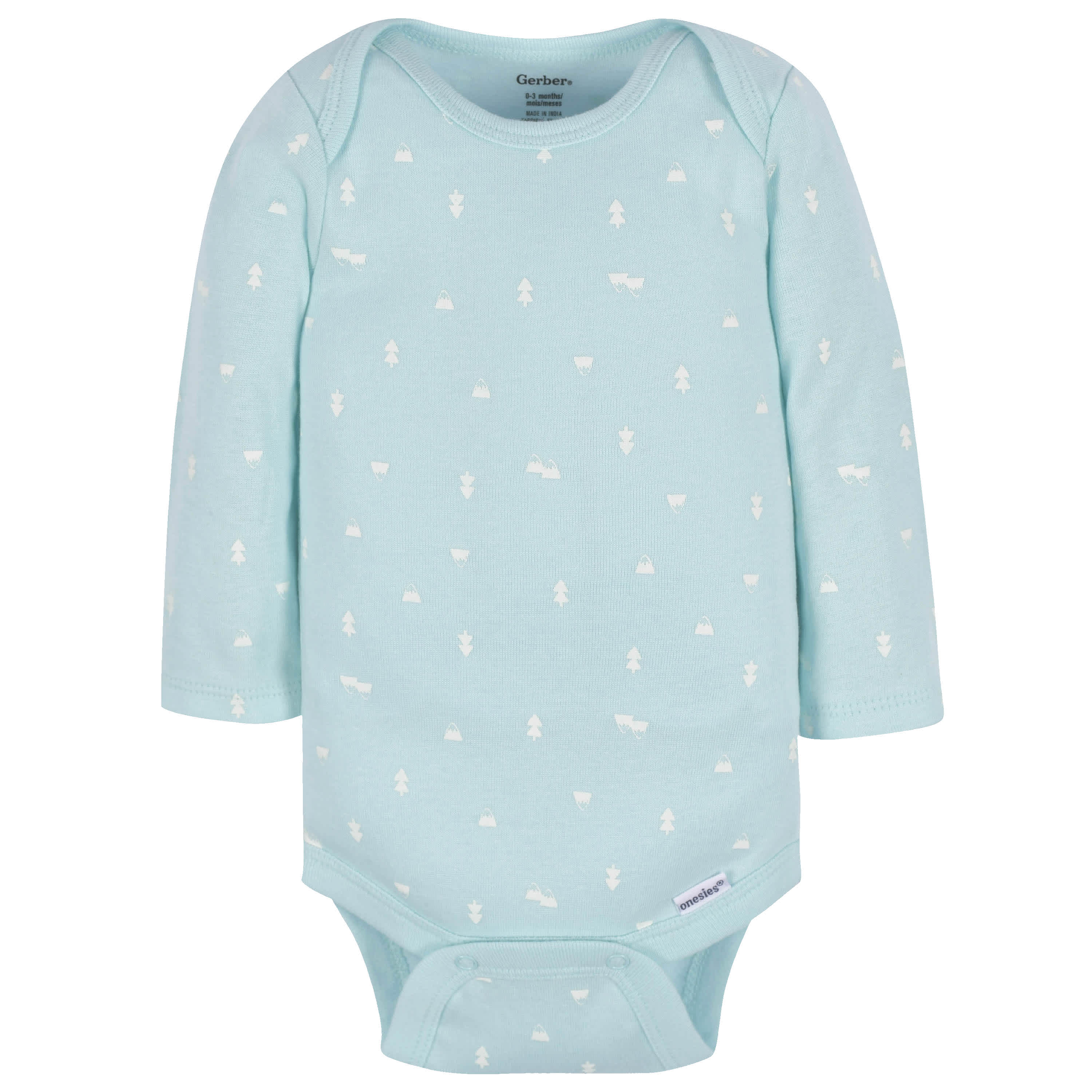 3-Pack Baby Boys Polar Pals Long Sleeve Onesies® Bodysuits