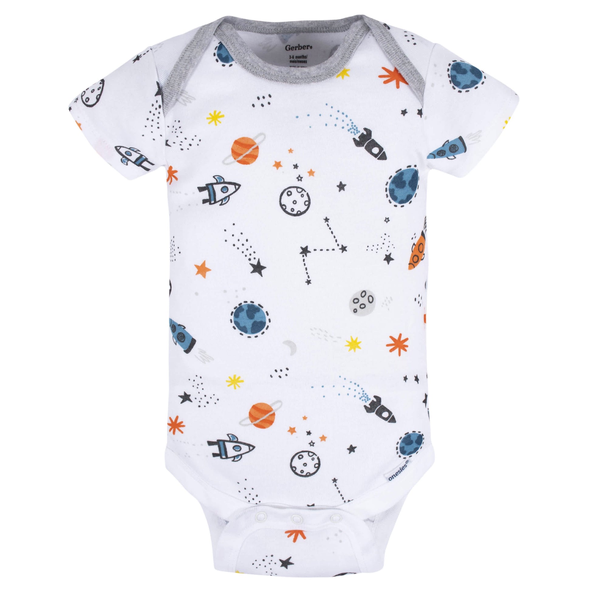 8-Pack Baby Boys Space Onesies® Bodysuits