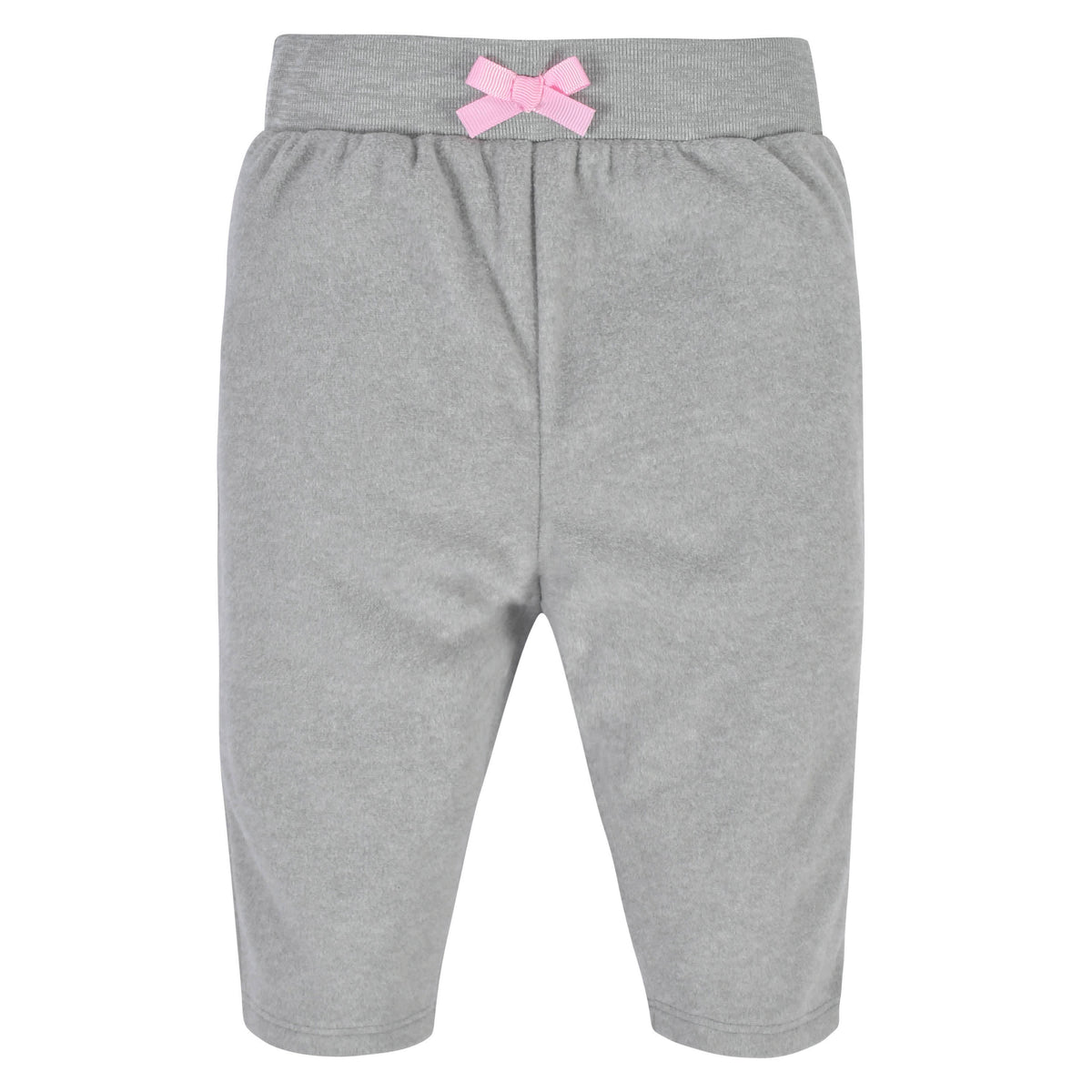 4-Pack Baby Girls Pink, Gray, & Black Microfleece Pants-Gerber Childrenswear