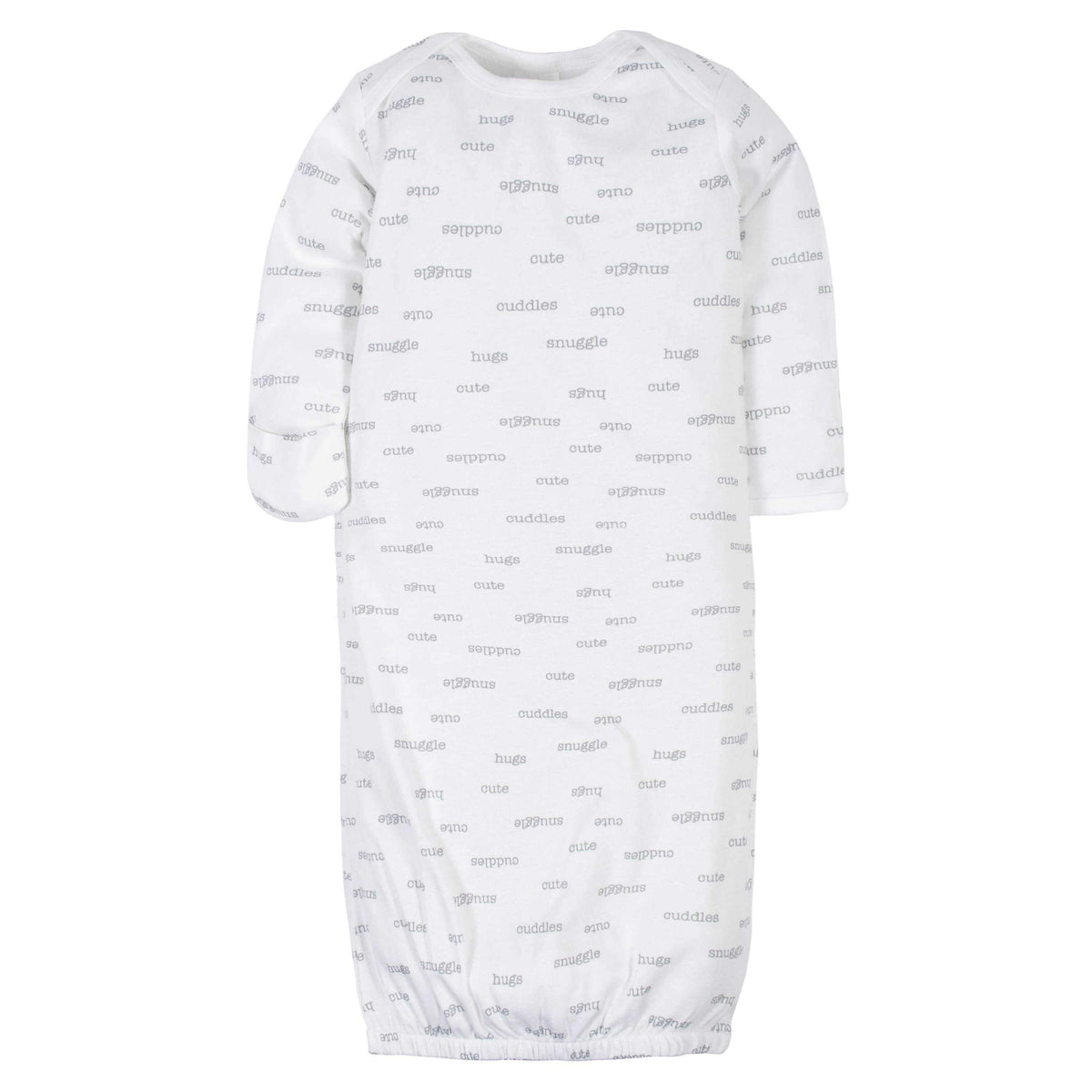 Gerber® 4-Pack Baby Neutral Hugs Gowns-Gerber Childrenswear
