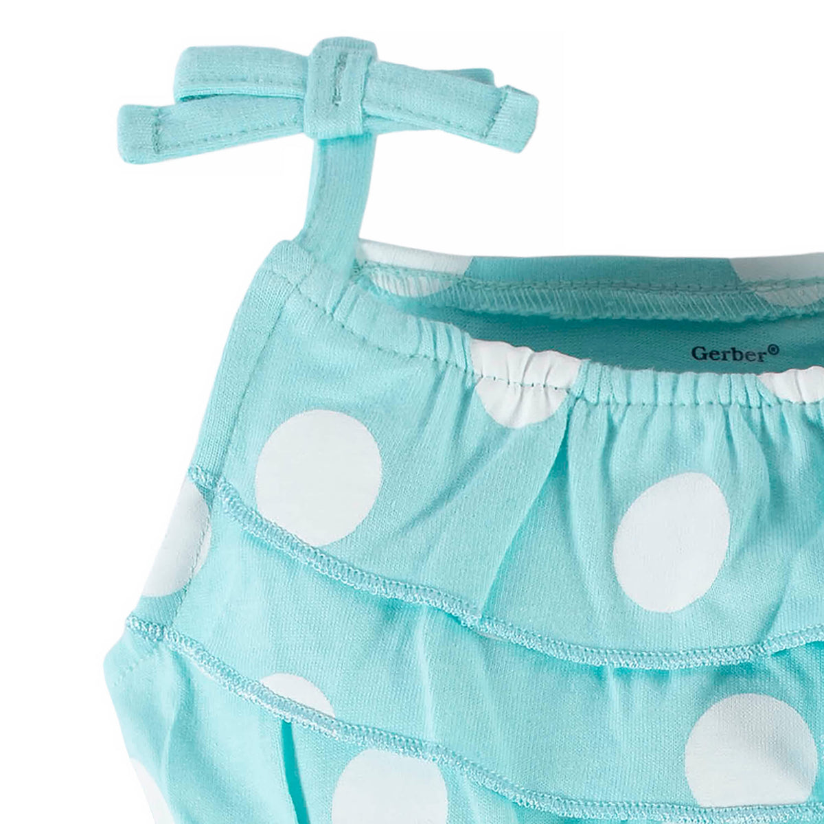 2-Pack Baby & Toddler Girls Dots Of Rainbows Tank Rompers-Gerber Childrenswear