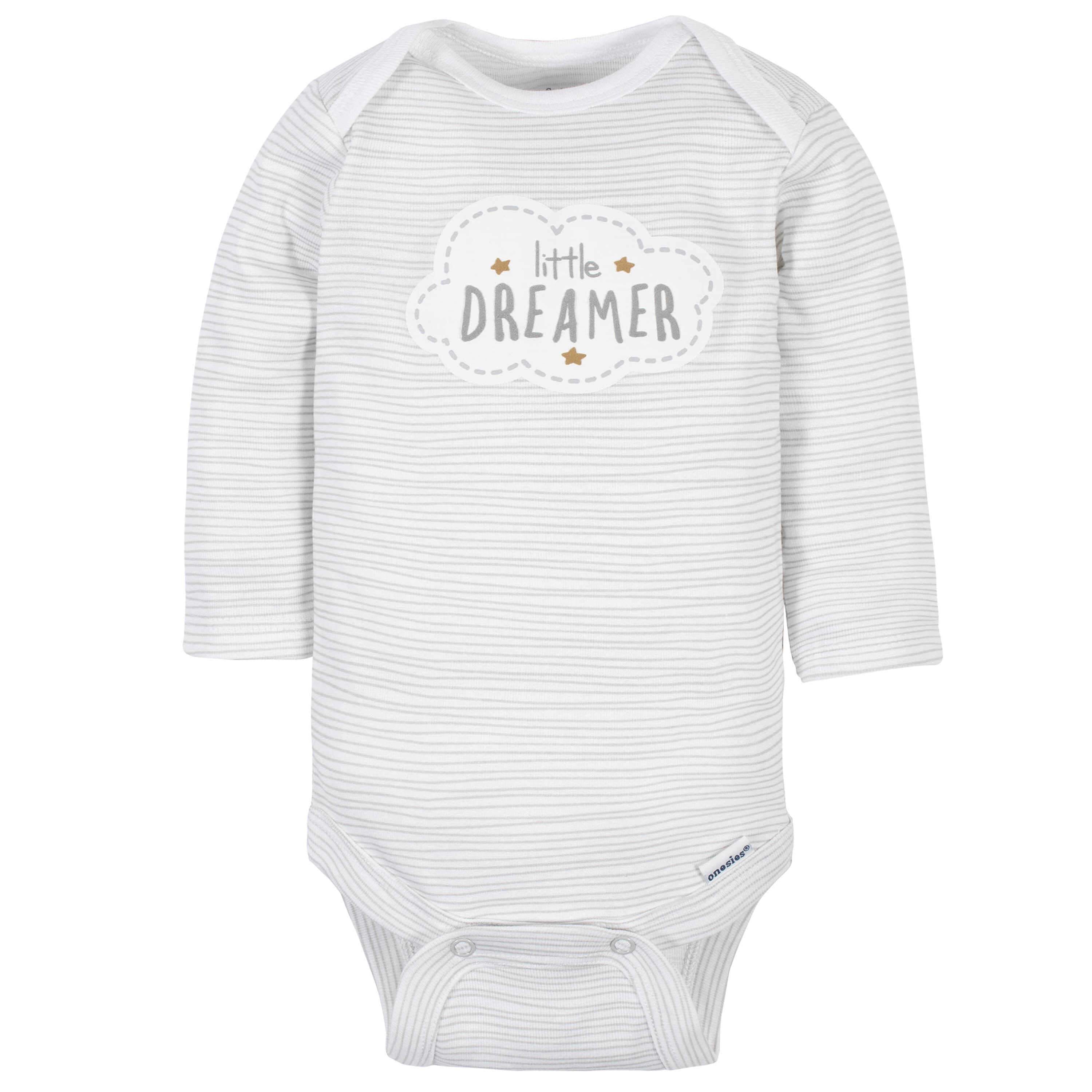 6-Pack Baby Neutral Sheep Long Sleeve Onesies® Bodysuits-Gerber Childrenswear