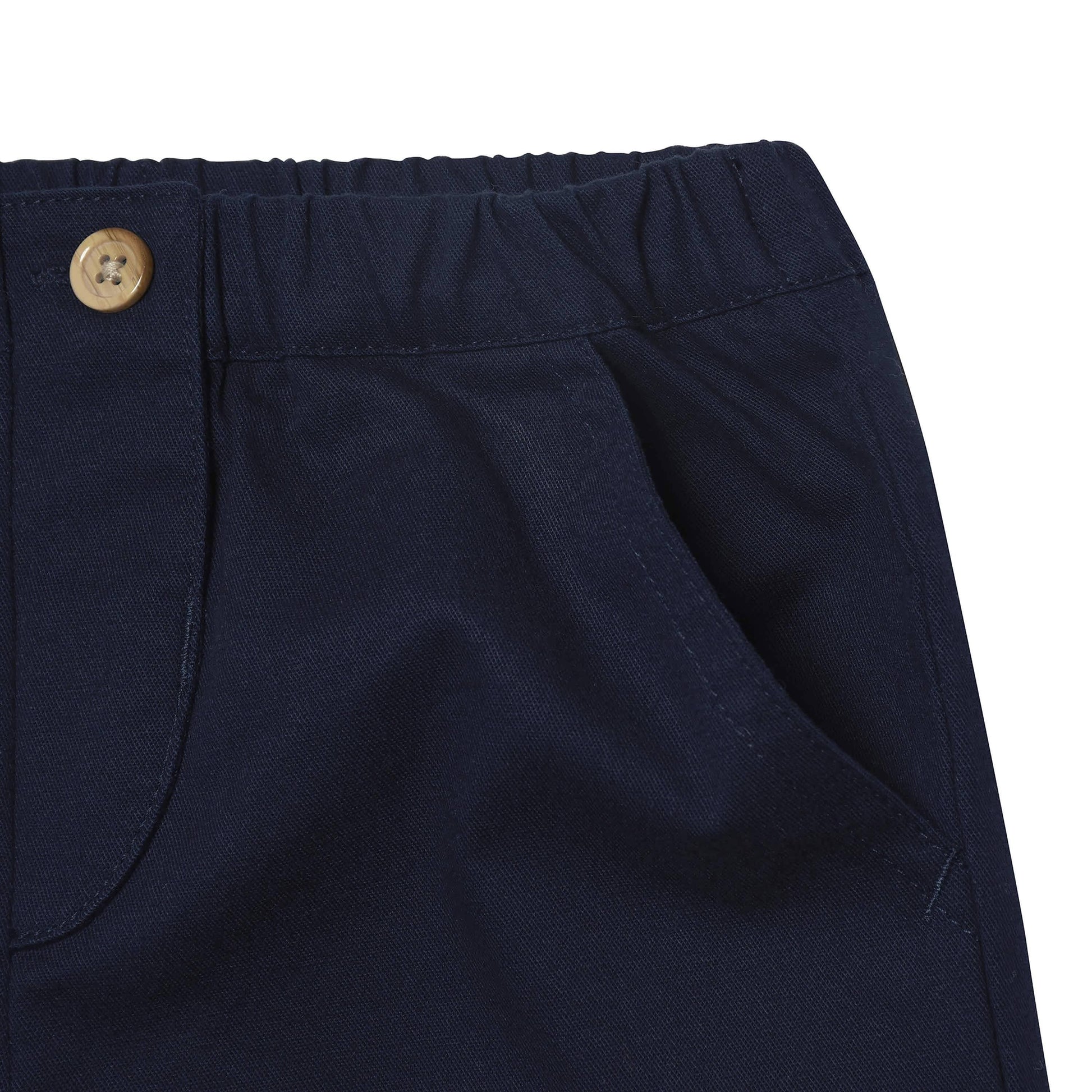 Infant & Toddler Boys Blue Canvas Pants-Gerber Childrenswear