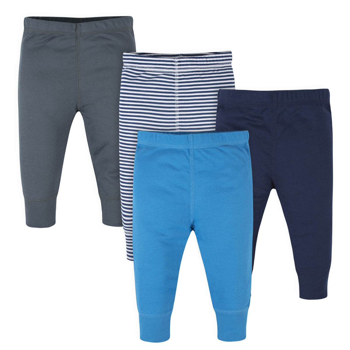 4-Pack Baby Boys Navy Stripes Pants-Gerber Childrenswear