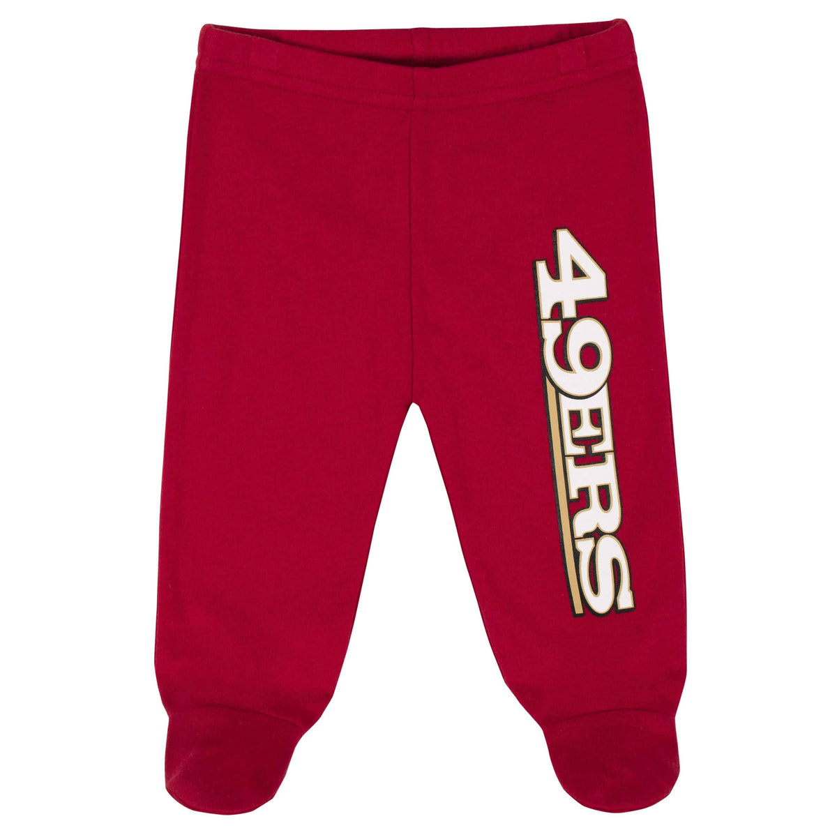 San Francisco 49ers 3-Piece Baby Boys Bodysuit, Pant, and Cap Set-Gerber Childrenswear