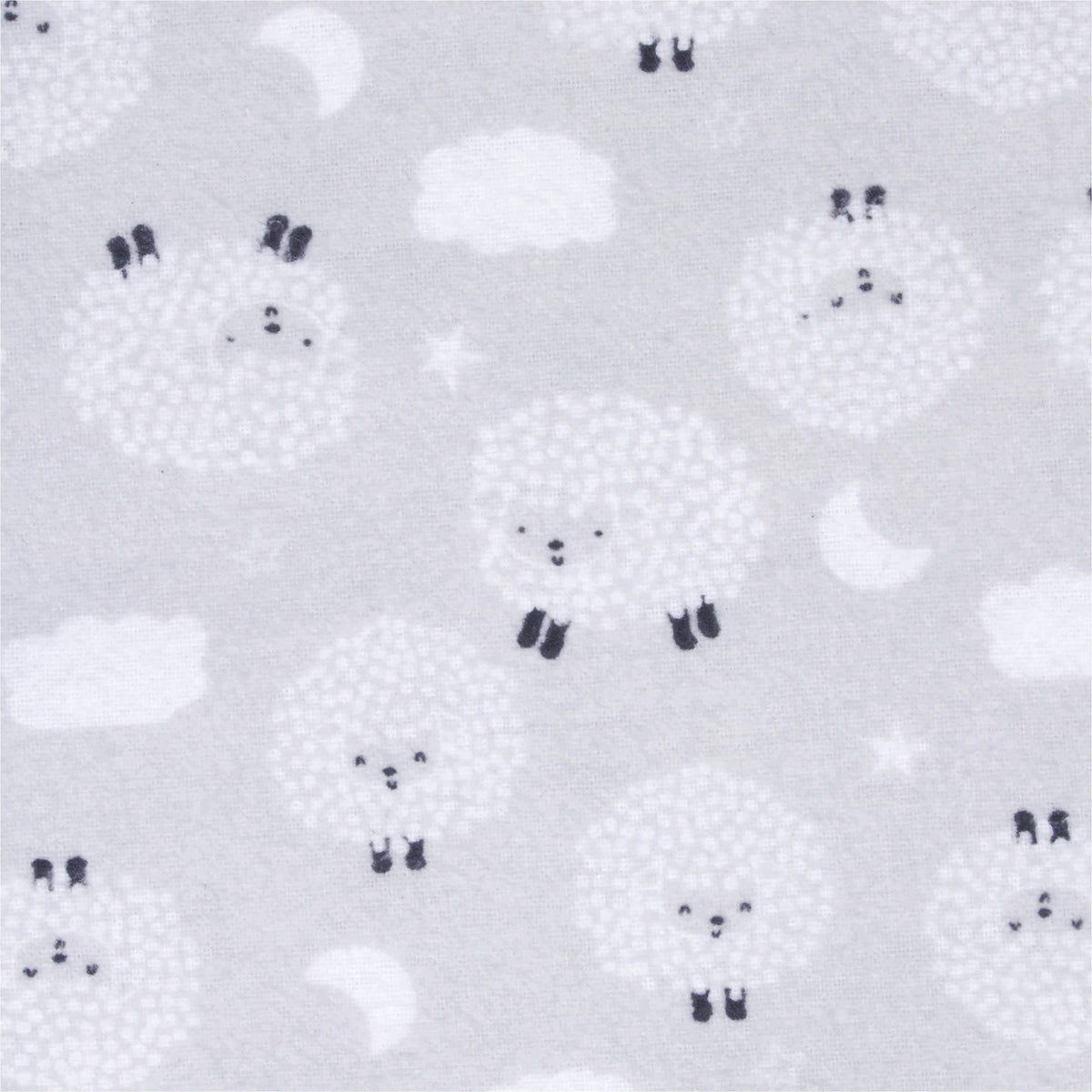 5-Pack Baby Neutral Sheep Flannel Receiving Blankets-Gerber Childrenswear