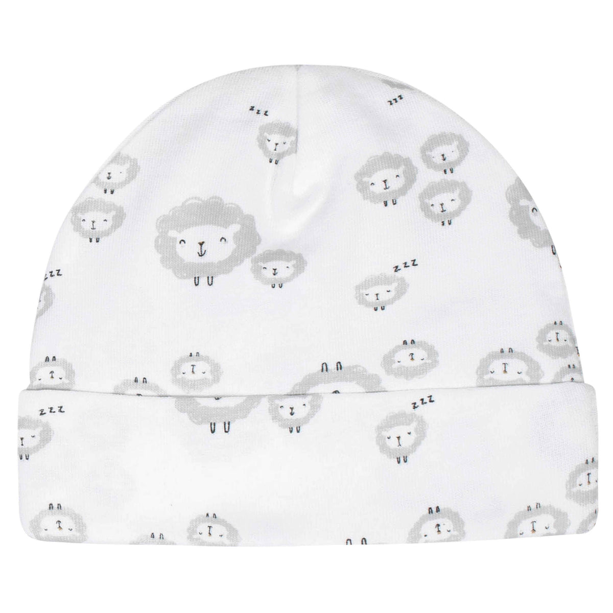 Gerber® 4-Pack Baby Neutral Sheep Caps-Gerber Childrenswear