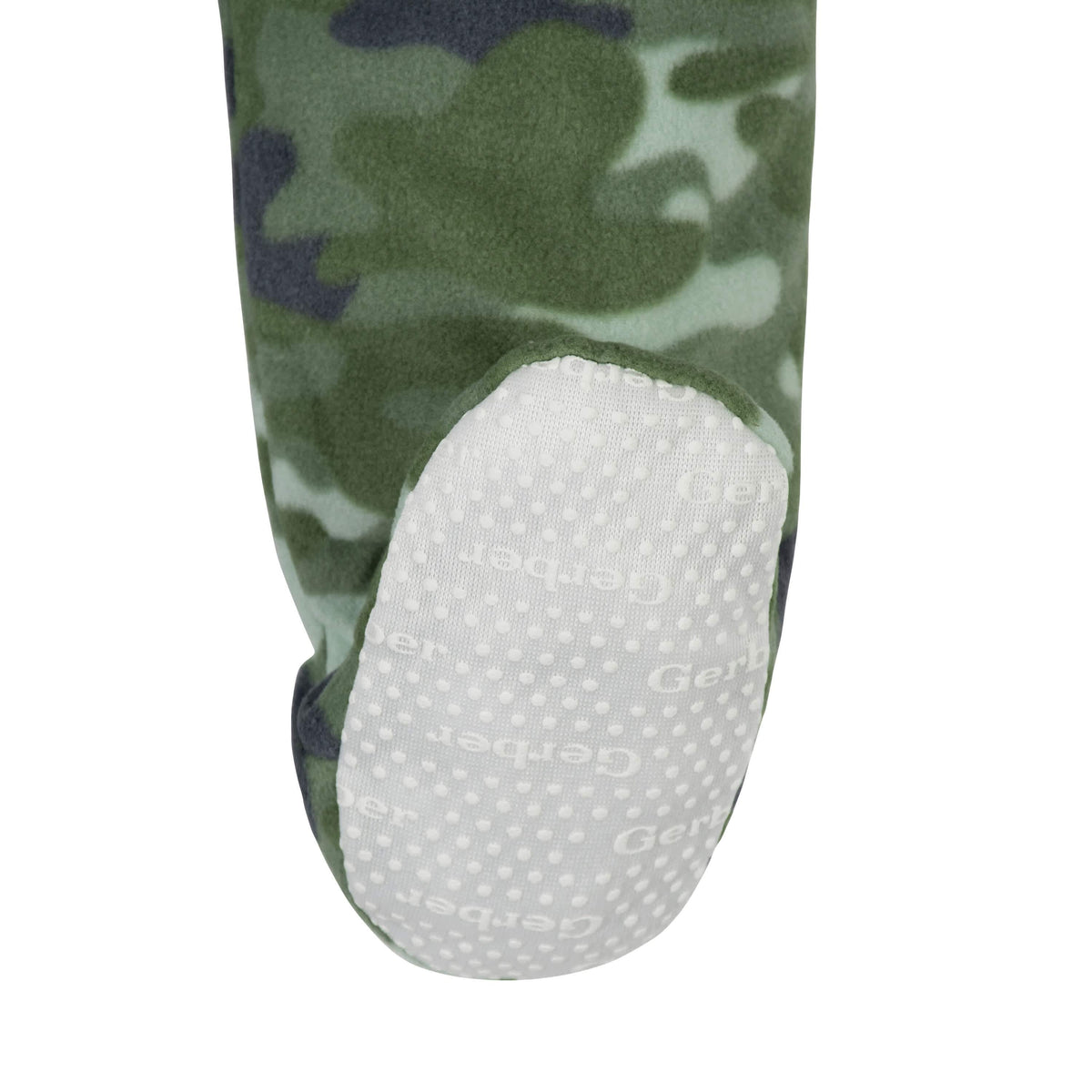 Gerber® 2-Pack Baby Boys Camo & Dino Fleece Pajamas-Gerber Childrenswear