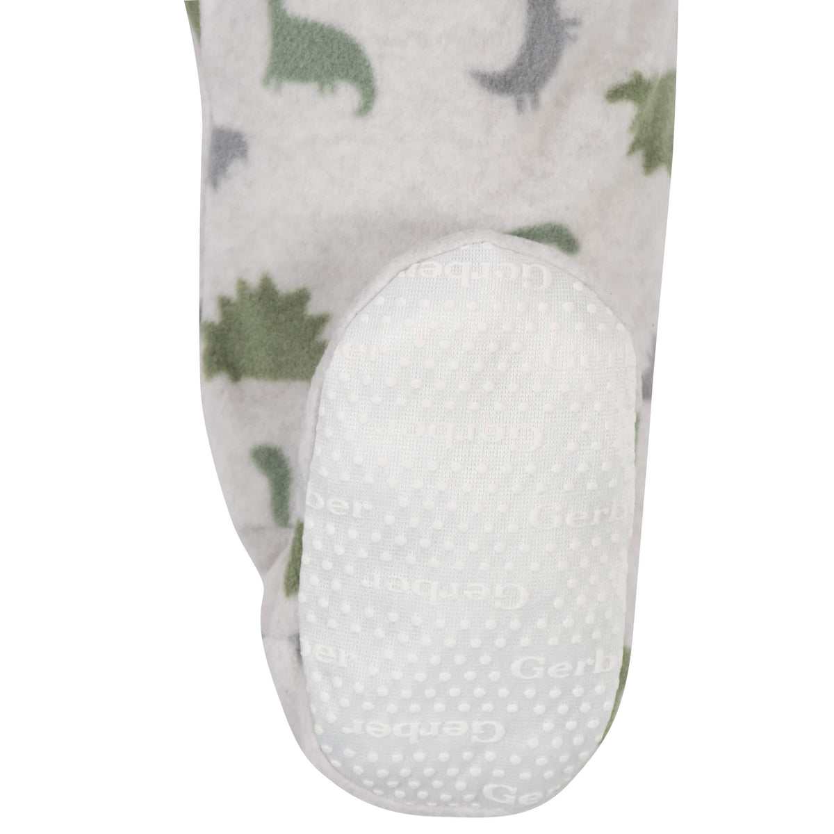Gerber® 2-Pack Baby Boys Camo & Dino Fleece Pajamas-Gerber Childrenswear