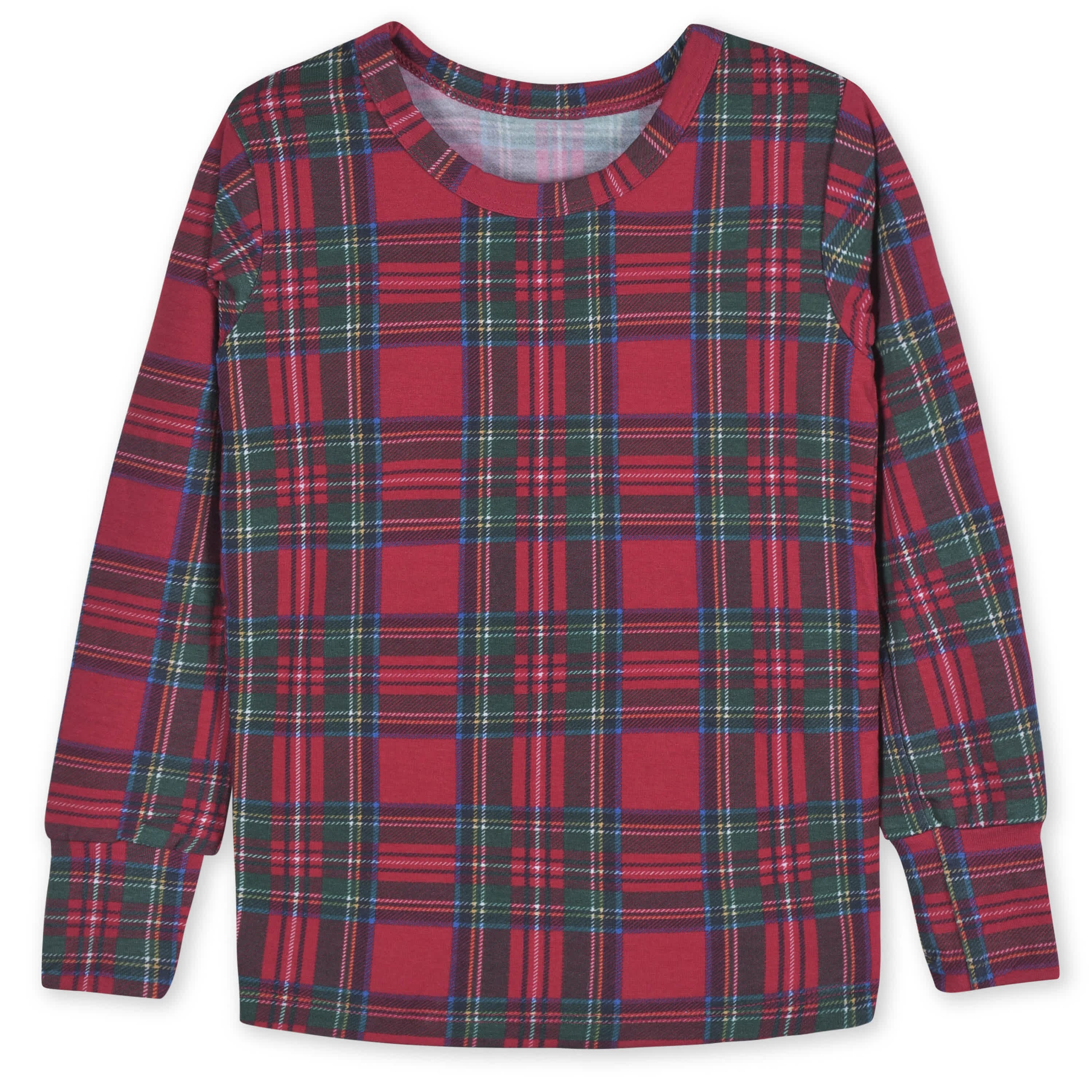 2-Piece Infant & Toddler Stewart Plaid Buttery-Soft Viscose Made from Eucalyptus Snug Fit Pajamas