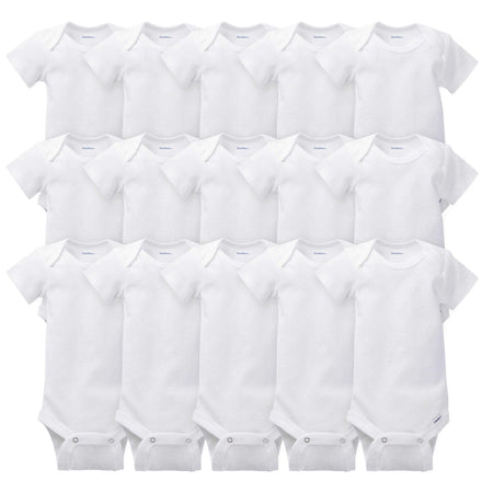 15-Pack White Onesies® Bodysuits Bundle