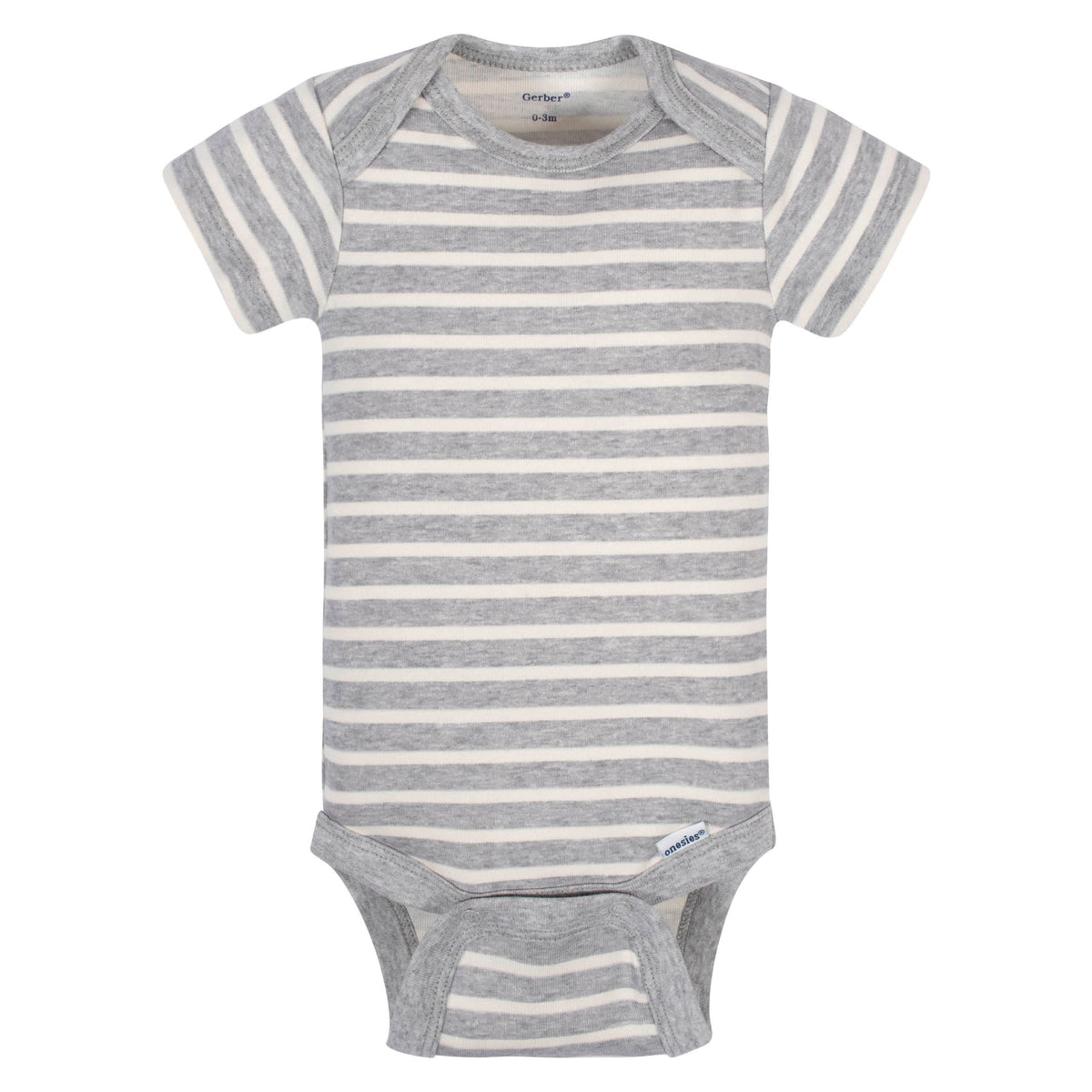 5-Pack Baby Boys Comfy Stretch Badger Short Sleeve Onesies® Bodysuits-Gerber Childrenswear