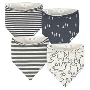 4-Pack Baby Boys Bear Bandana Bibs-Gerber Childrenswear