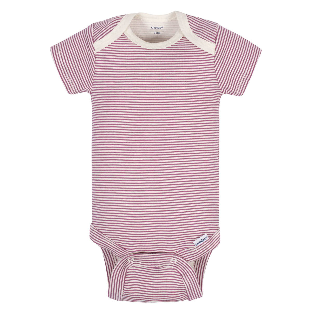 5-Pack Baby Girls Comfy Stretch Ducklings Short Sleeve Onesies® Bodysuits-Gerber Childrenswear