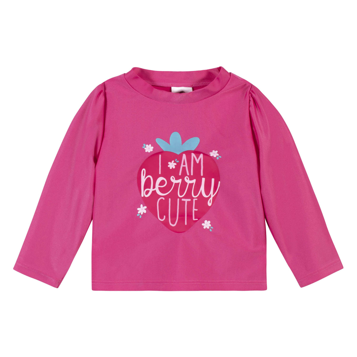 2-Piece Baby & Toddler Girls Summer Blossom Rash Guard & Swim Bottoms Set-Gerber Childrenswear