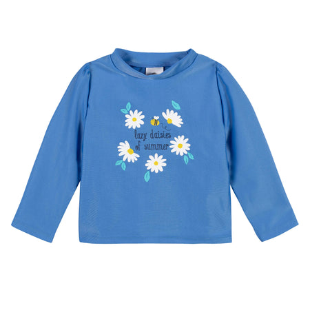 2-Piece Baby & Toddler Girls UPF 50+ Darling Daisy Rash Guard & Swim Bottoms Set