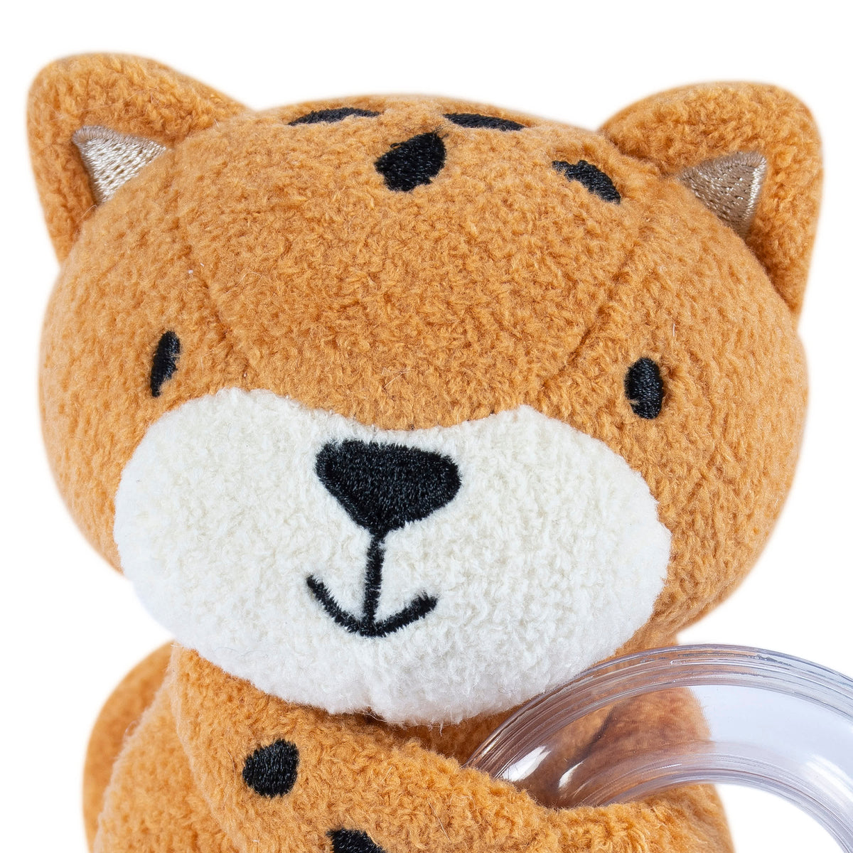 2-Piece Baby Boys Cheetah & Crocodile Rattle and Teether Set