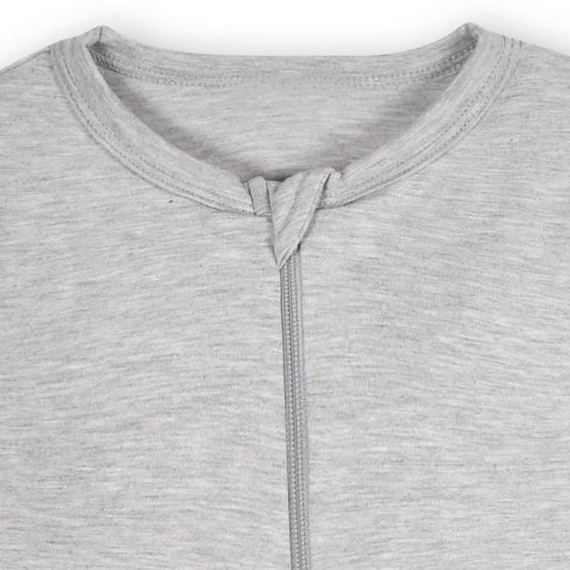 Baby & Toddler Gray Heather Buttery-Soft Viscose Made from Eucalyptus Snug Fit Footed Pajamas
