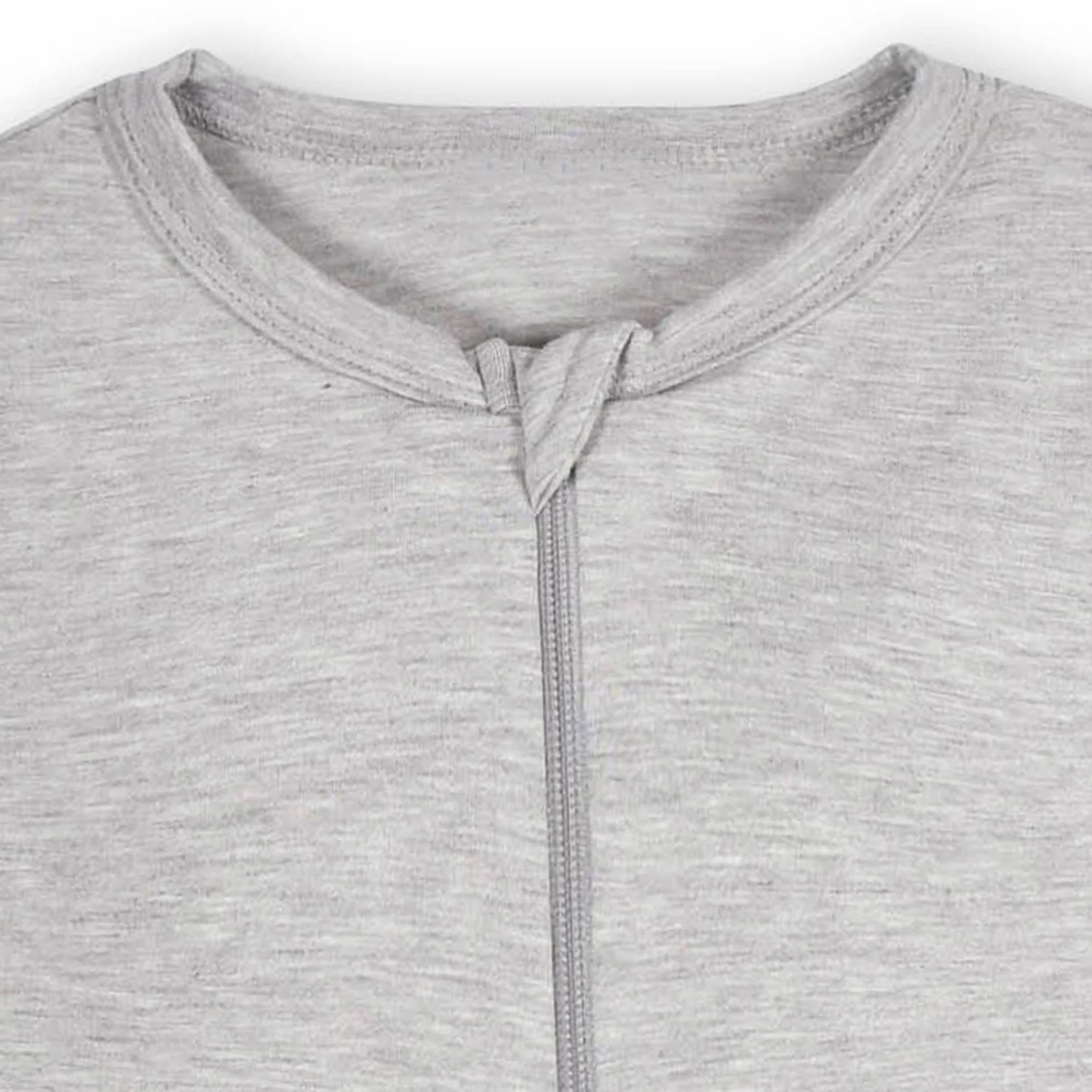 Baby & Toddler Gray Heather Buttery-Soft Viscose Made from Eucalyptus Snug Fit Footed Pajamas