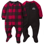 2-Pack Baby & Toddler Boys Plaid Fleece Pajamas-Gerber Childrenswear
