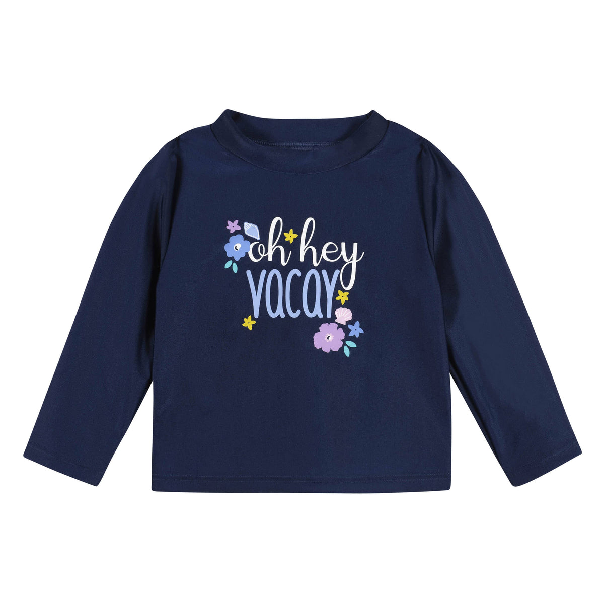 2-Piece Baby & Toddler Girls Vacation Vibes Rash Guard & Swim Bottoms Set-Gerber Childrenswear