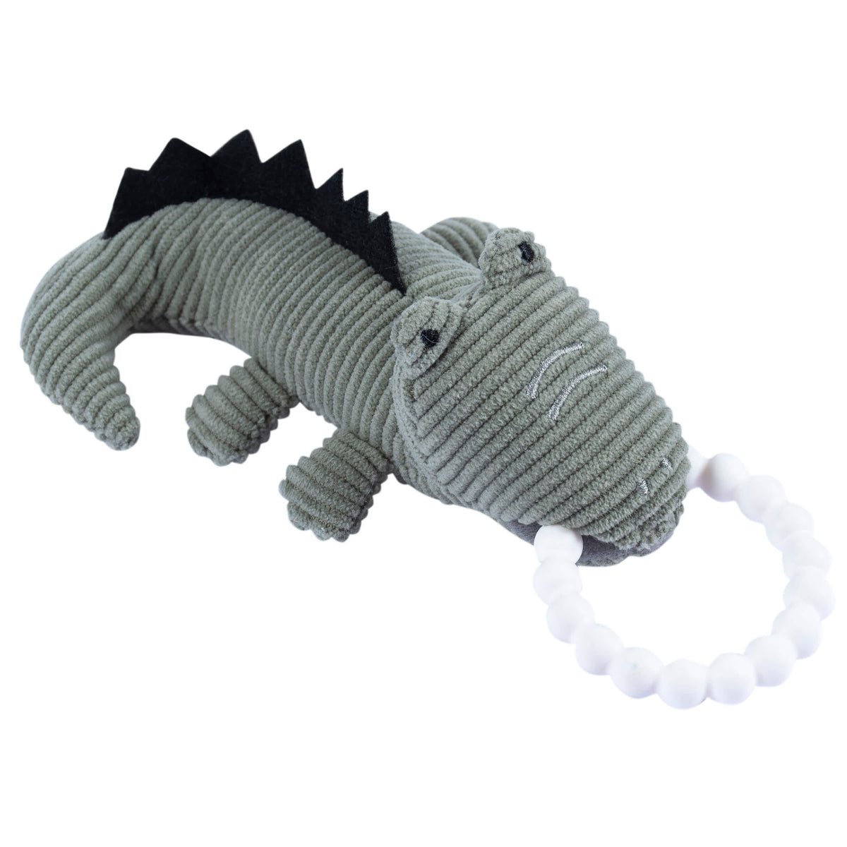 2-Piece Baby Boys Cheetah & Crocodile Rattle and Teether Set